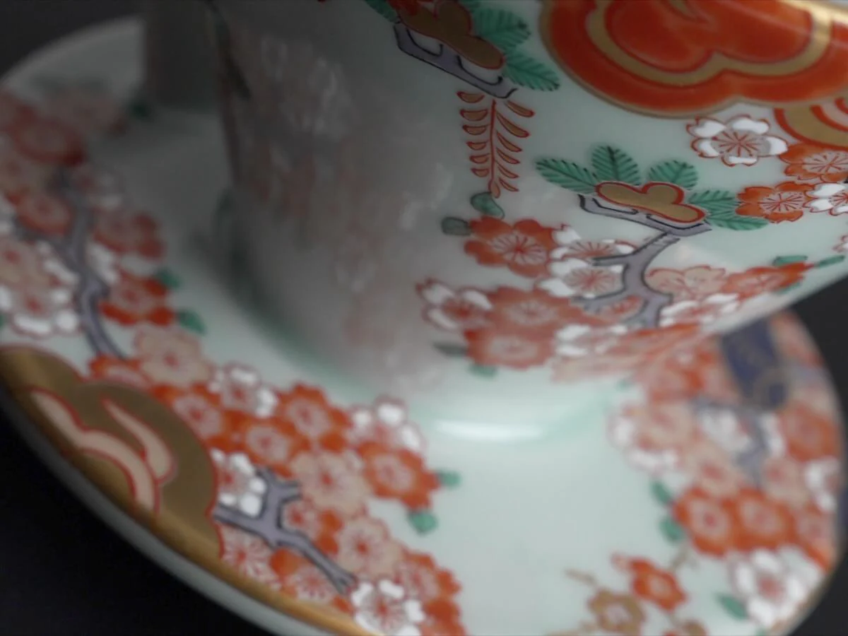 CAFEC | 50th Anniversary Imari-Ware Flower Dripper (Limited Edition) - Image 2