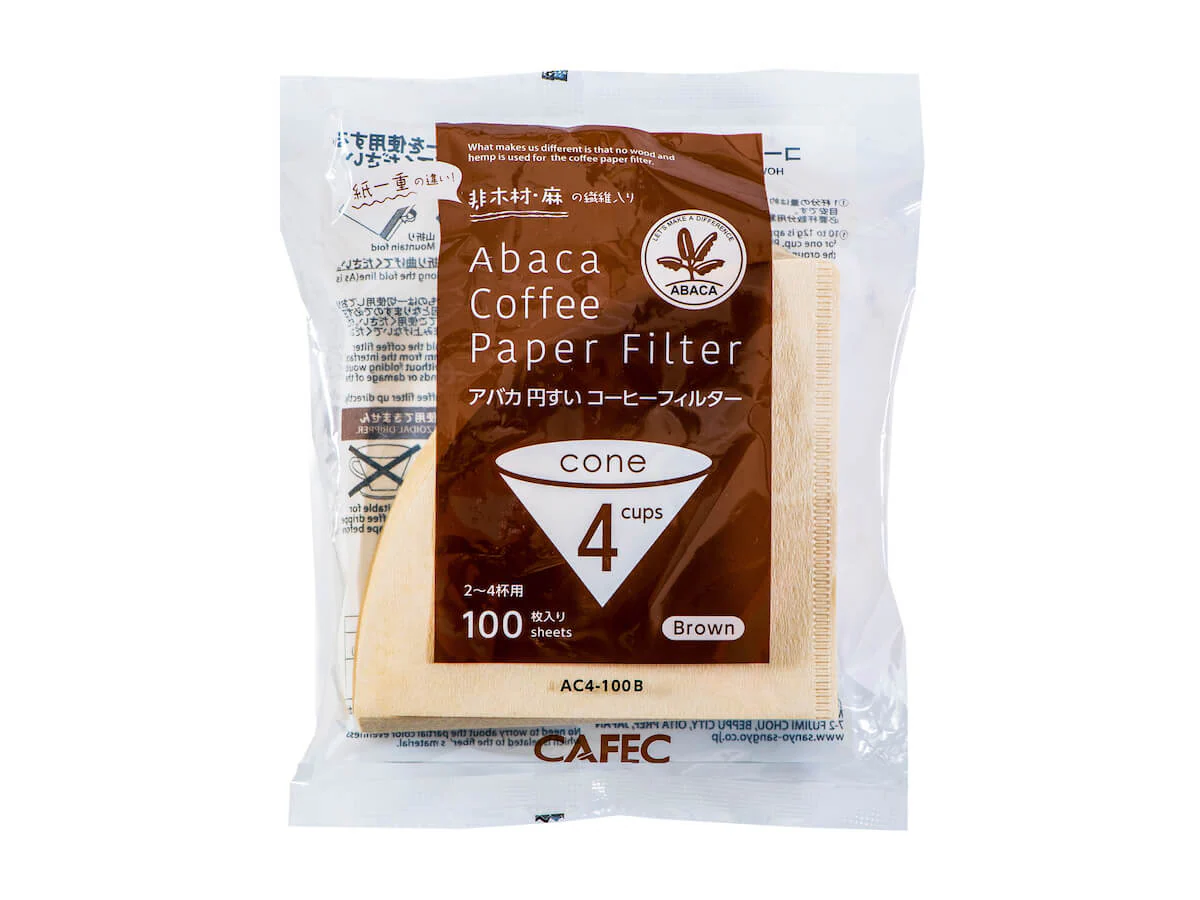CAFEC | Abaca Conical Coffee Paper Filters (100pk) - Image 3