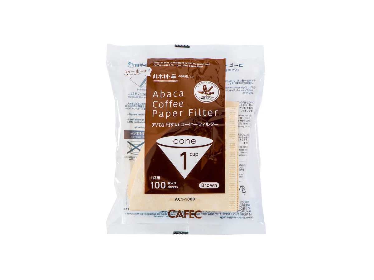 CAFEC | Abaca Conical Coffee Paper Filters (100pk) - Image 5
