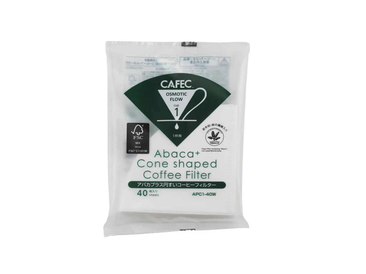 CAFEC | Abaca+ Conical Coffee Paper Filters (40pk) - Image 3