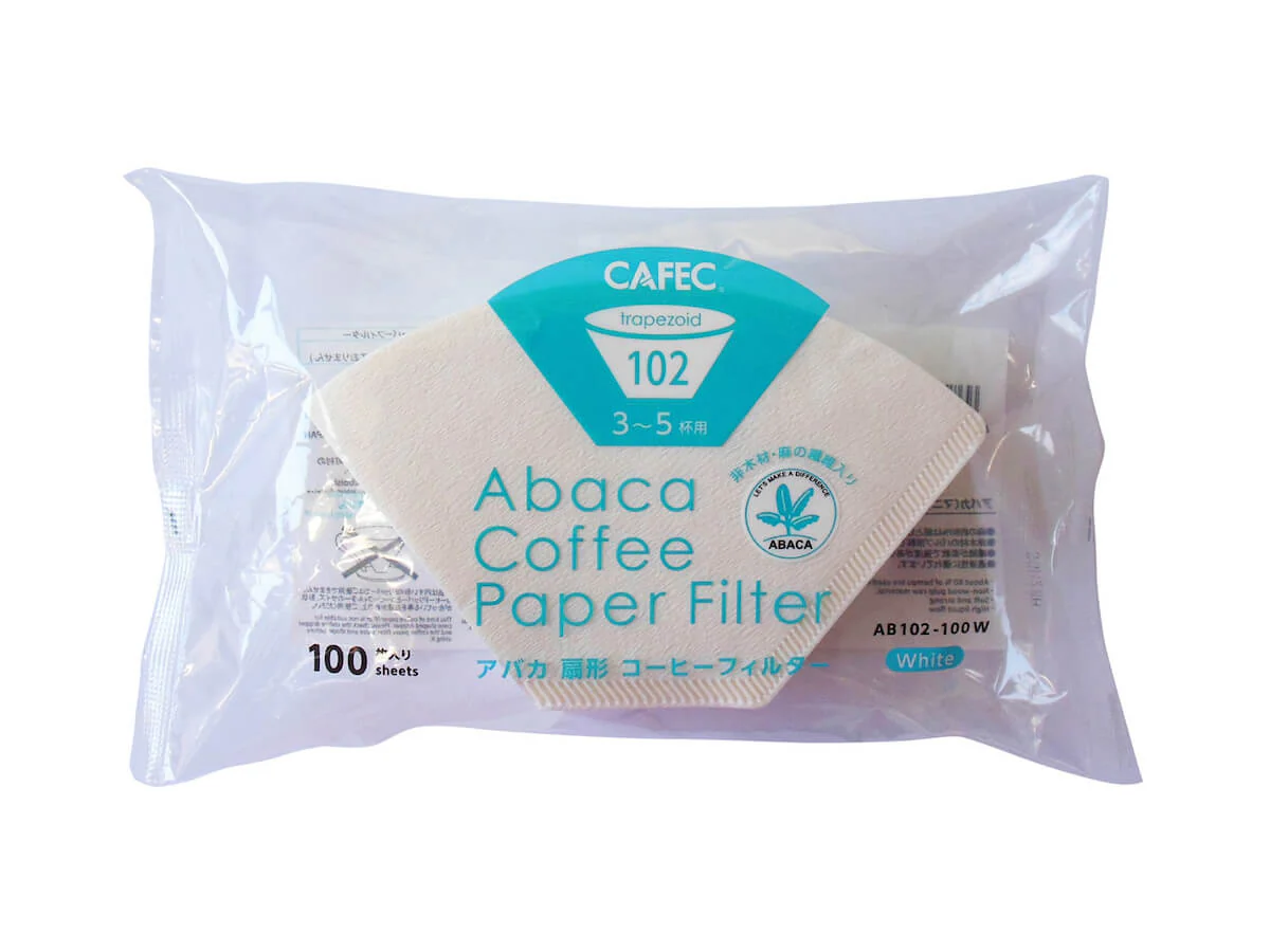 CAFEC | Abaca Trapezoid Coffee Paper Filters (100pk) - Image 3