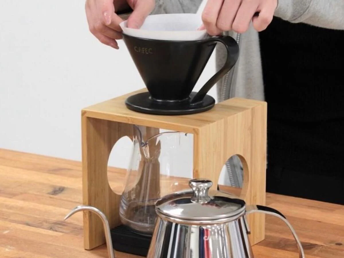 CAFEC | Bamboo Pour Over Holder - Image 3