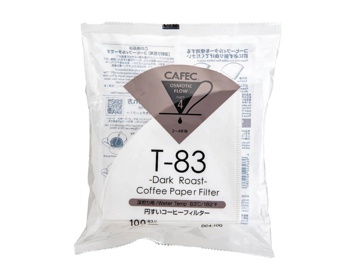 CAFEC | Dark Roast Coffee Paper Filters (100pk)