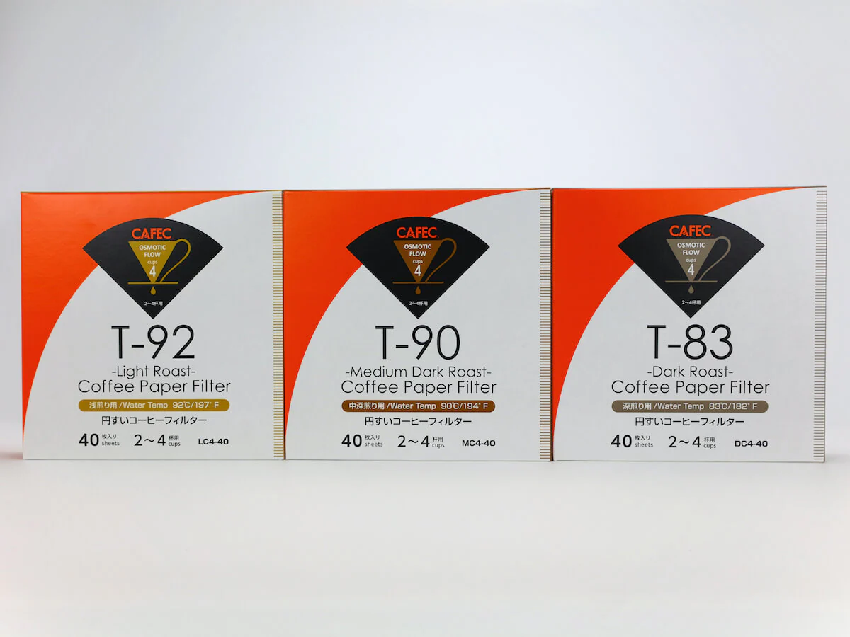 CAFEC | Medium-Dark Roast Coffee Paper Filters (40pk) - Image 2
