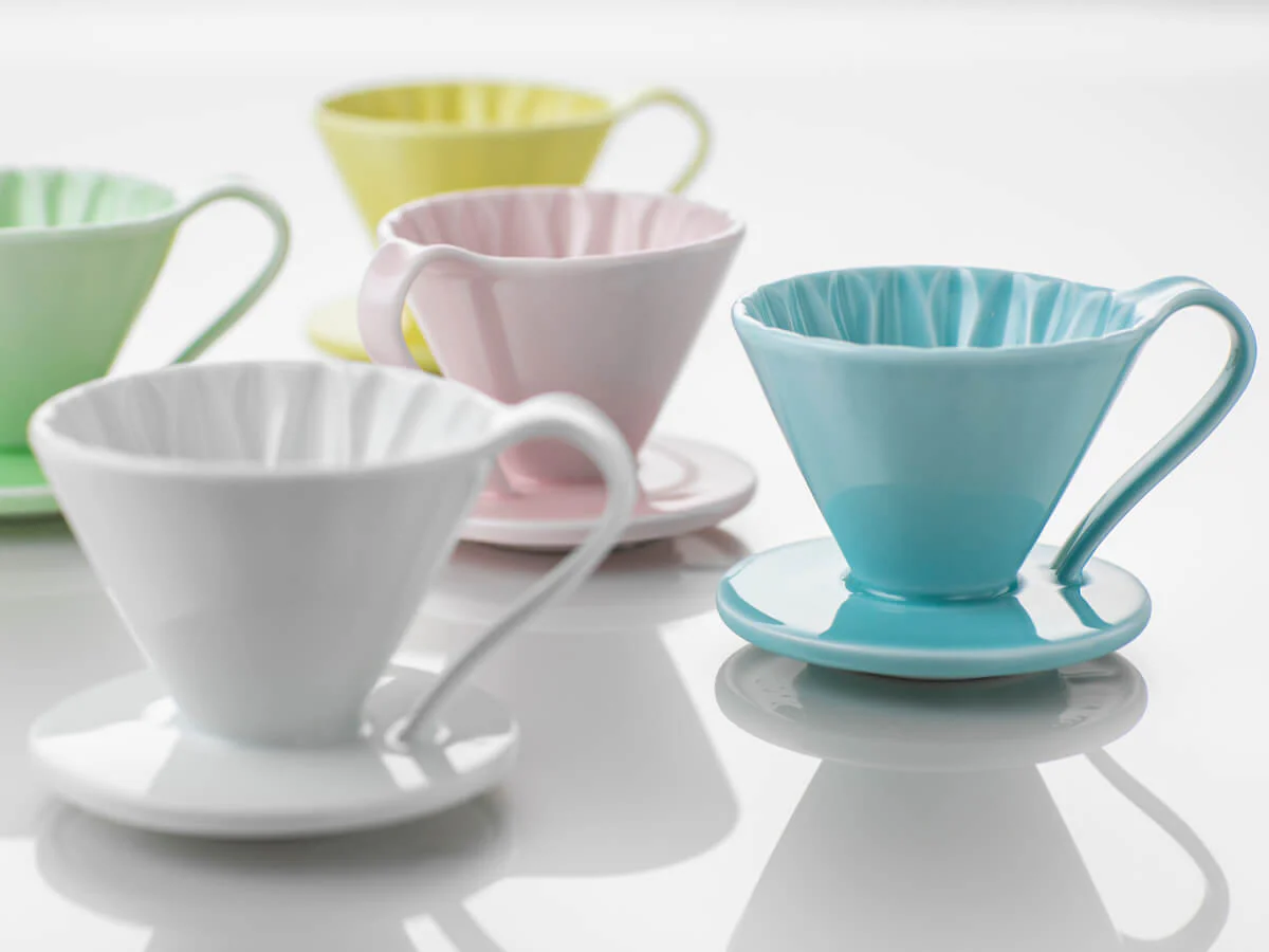 CAFEC | Porcelain Flower Dripper - 1 Cup - Image 2