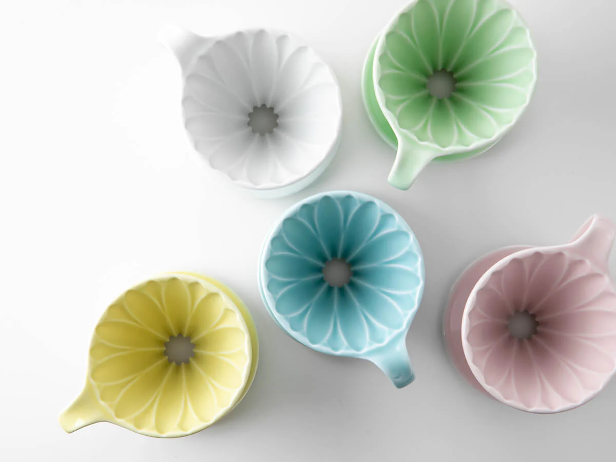 CAFEC | Porcelain Flower Dripper - 1 Cup - Image 5