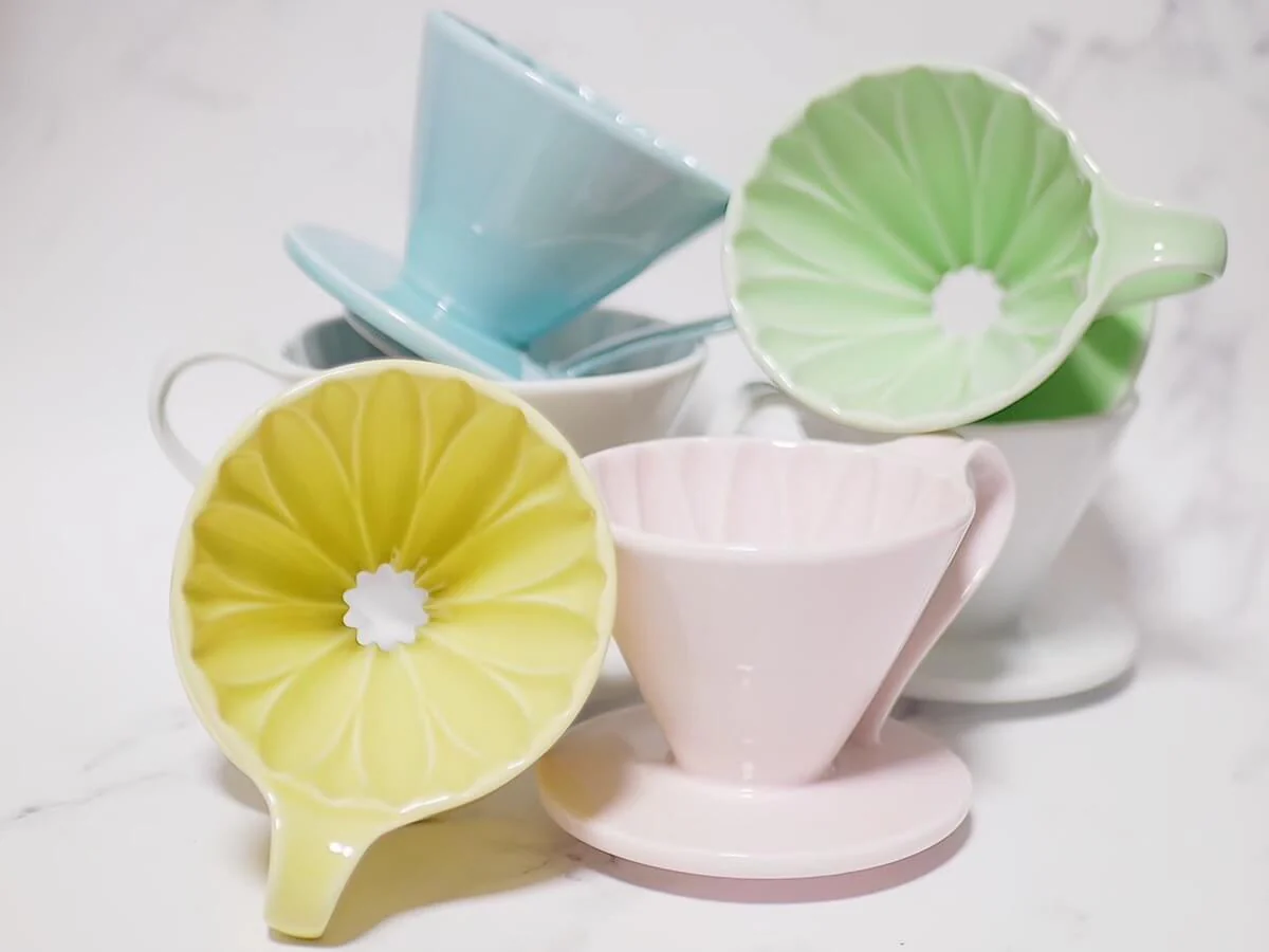 CAFEC | Porcelain Flower Dripper - 2-4 Cup - Image 3
