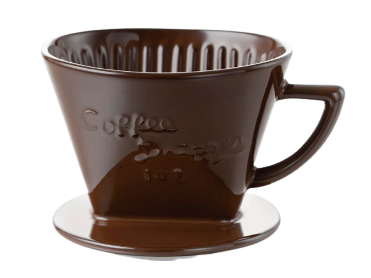 CAFEC | Porcelain Trapezoid Dripper - 102 (3-5 Cup) - Image 3