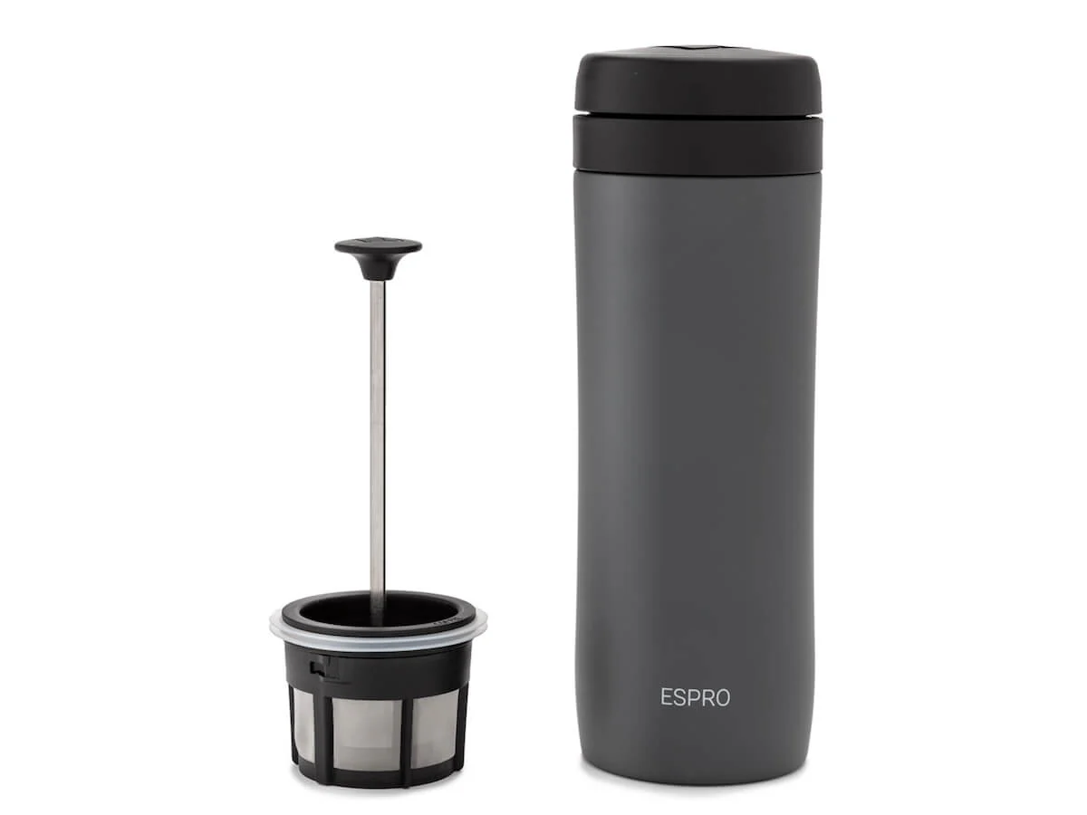 Espro | P1 Travel Coffee Press - Gunmetal Grey - Image 4