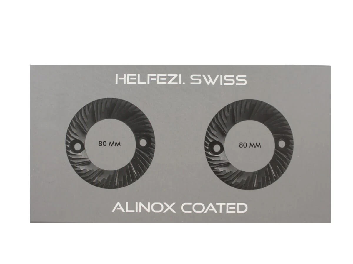Helfezi | Alinox Coated 80mm Flat Burrs - Image 4