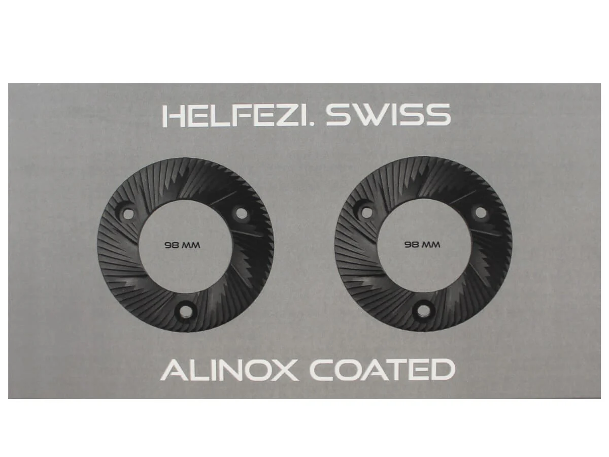 Helfezi | Alinox Coated 98mm Flat Burrs - Image 4