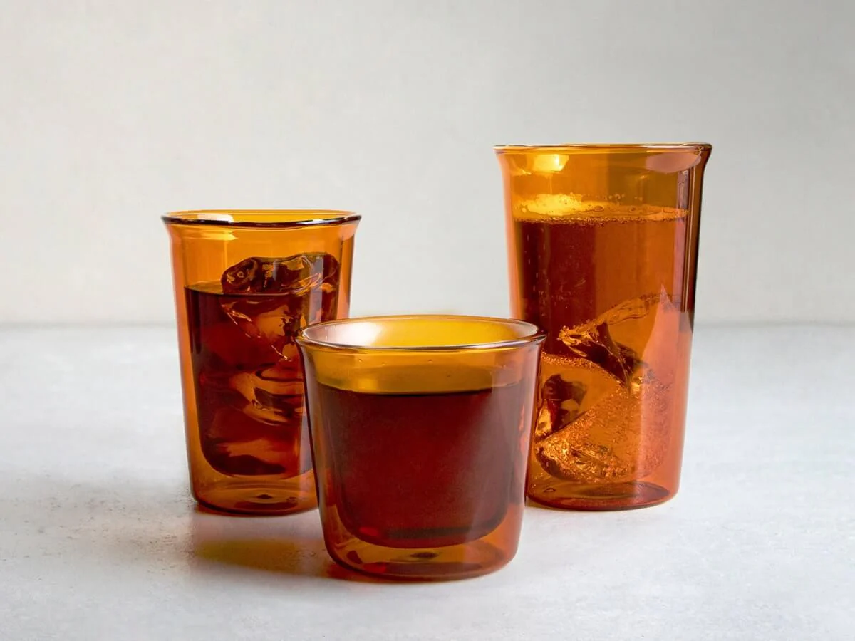 Kinto | Cast Amber Double Wall Glass - Image 8