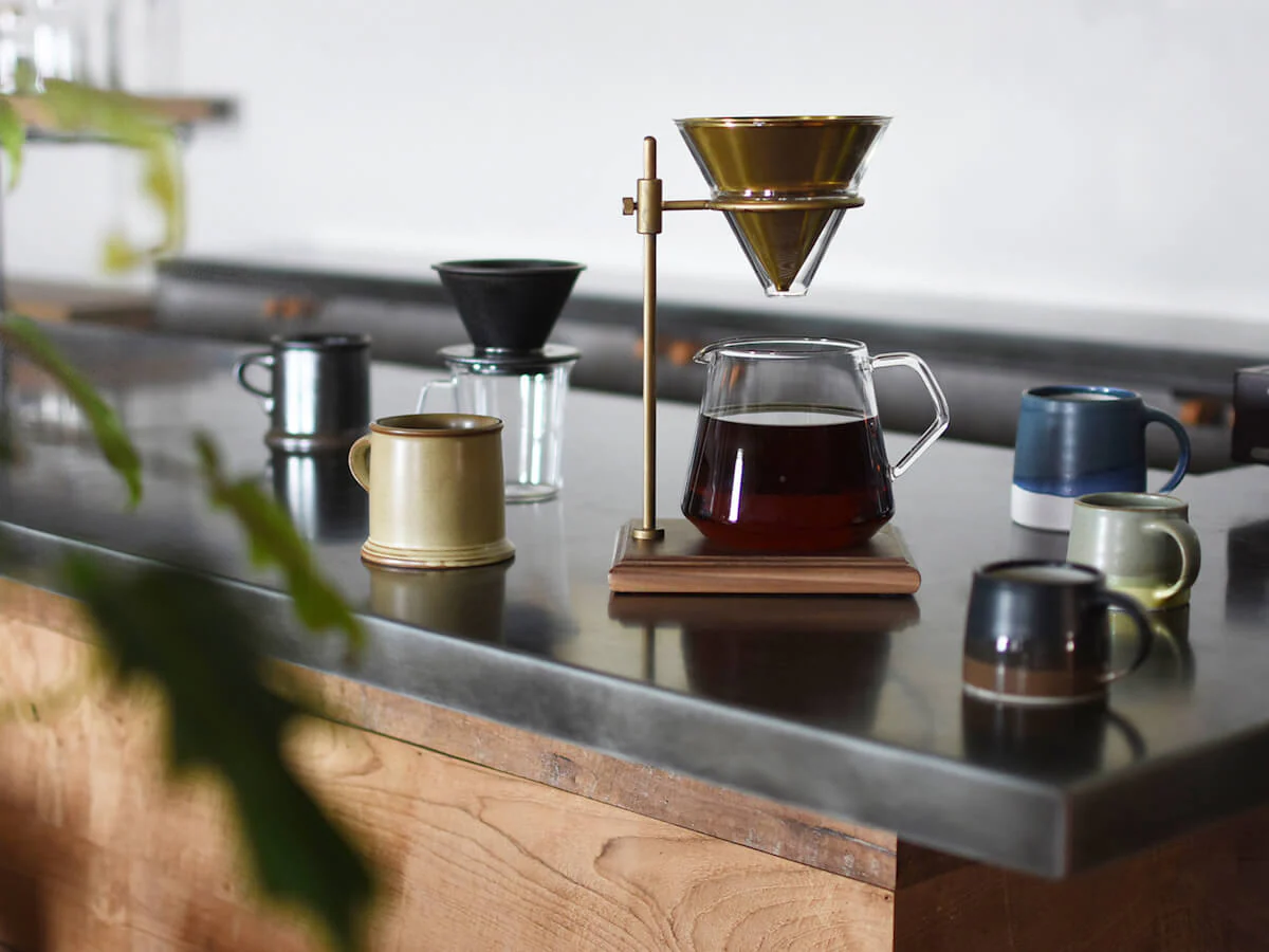 Kinto | Slow Coffee Style Mug - Moss Green / Yellow - Image 3