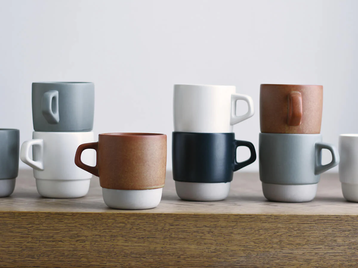 Kinto | Slow Coffee Style Stacking Mug - White - Image 3