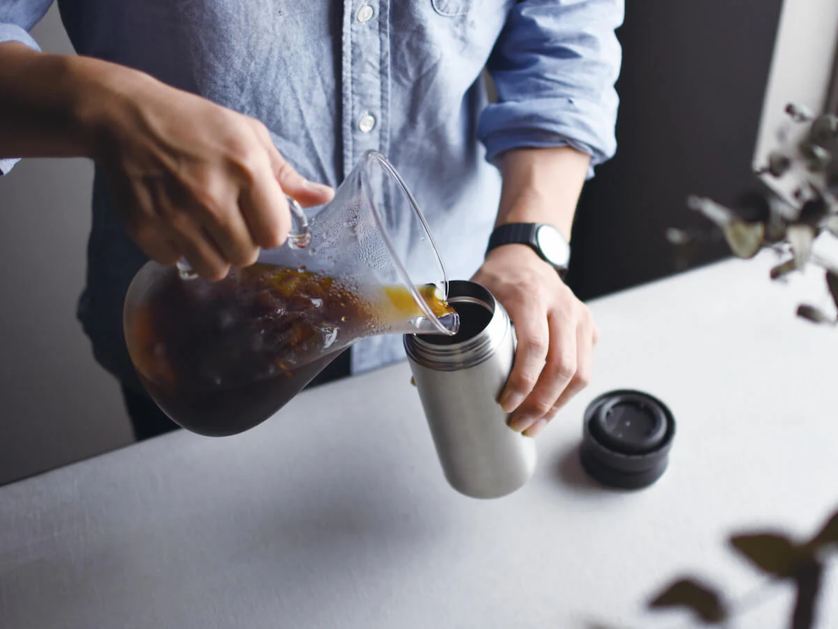 Kinto | Travel Tumbler - Brushed Stainless - Image 4