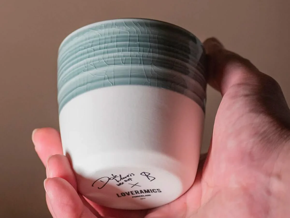Loveramics | Dale Harris 'Champions Signature' 200ml Cappuccino Cup - Image 2