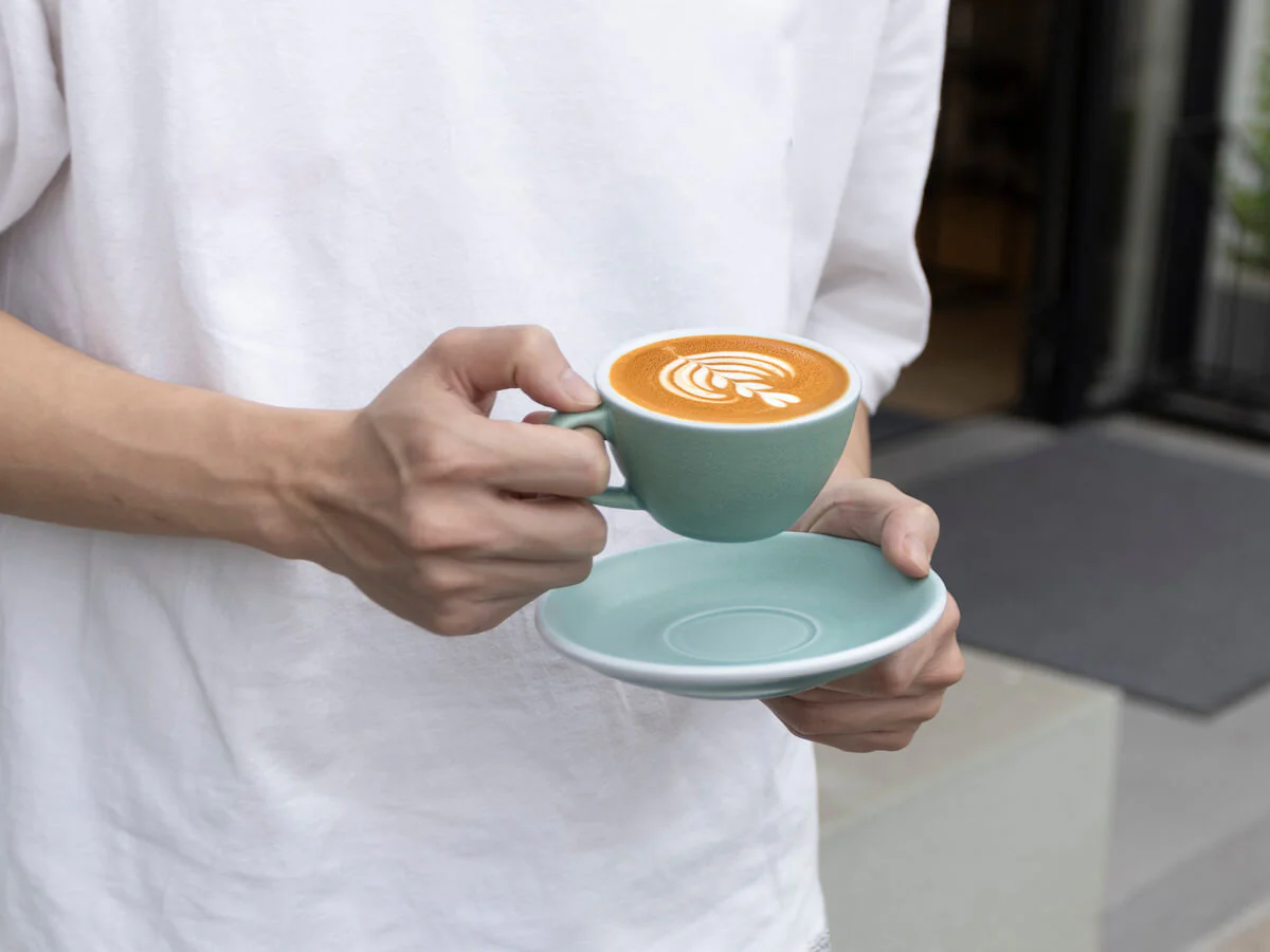 Loveramics | Egg 150ml Flat White Cup & Saucer - Mineral Colours - Image 2