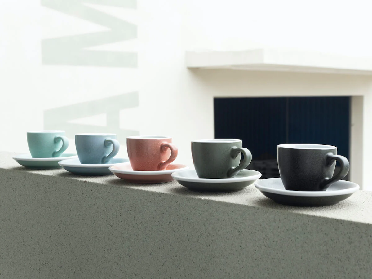 Loveramics | Egg 150ml Flat White Cup & Saucer - Mineral Colours - Image 5