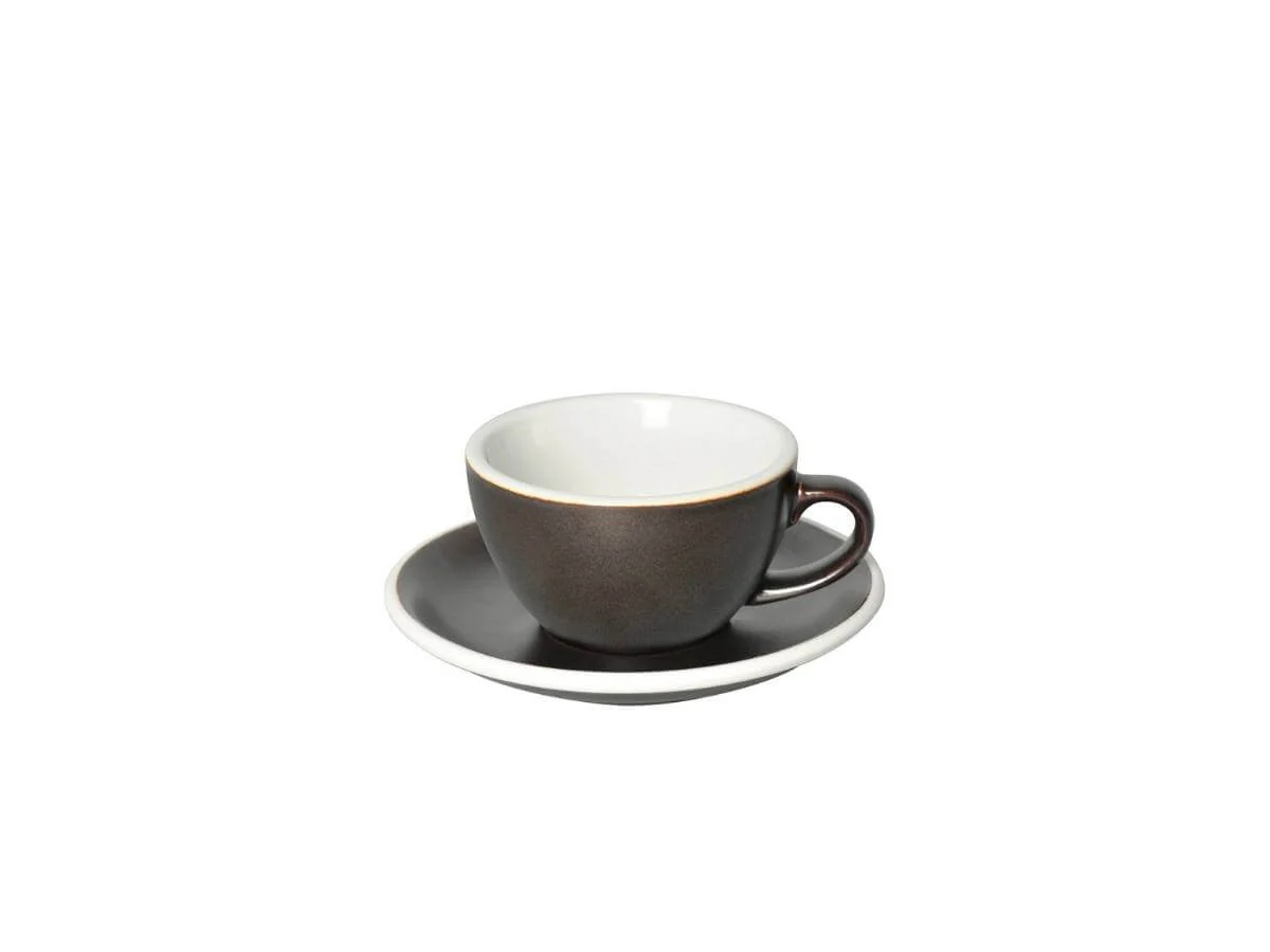 Loveramics | Egg 150ml Flat White Cup & Saucer - Potters Colours - Image 10
