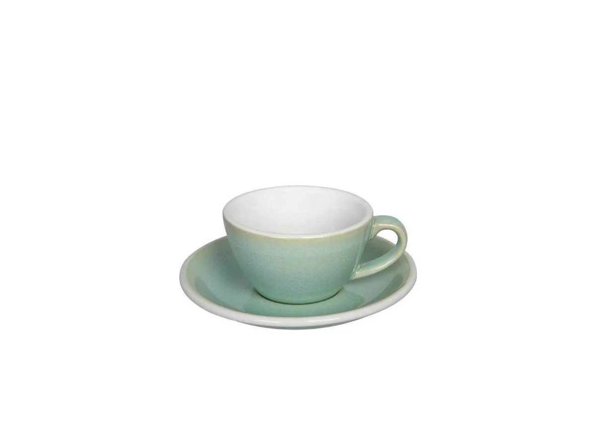 Loveramics | Egg 150ml Flat White Cup & Saucer - Potters Colours - Image 6