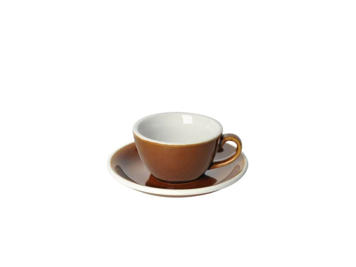 Loveramics | Egg 150ml Flat White Cup & Saucer - Potters Colours - Image 9
