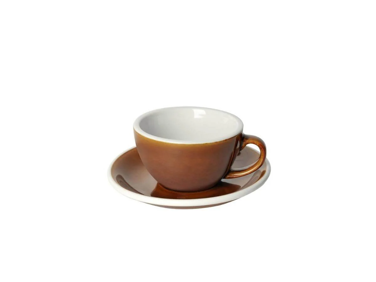 Loveramics | Egg 200ml Cappuccino Cup & Saucer - Potters Colours - Image 9