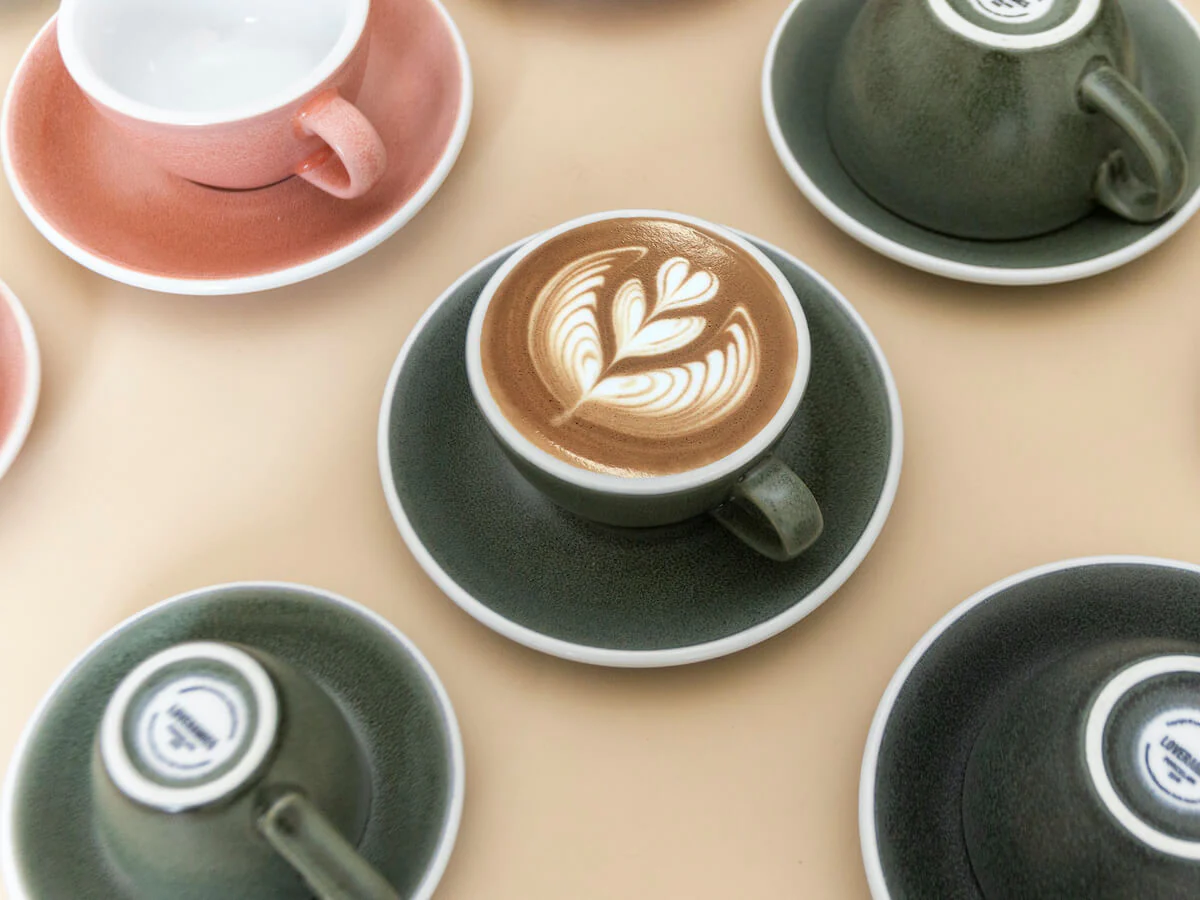 Loveramics | Egg 250ml Cappuccino Cup & Saucer - Mineral Colours - Image 4