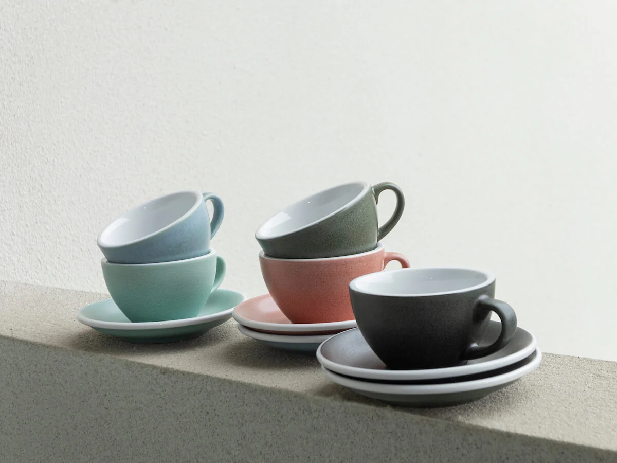 Loveramics | Egg 250ml Cappuccino Cup & Saucer - Mineral Colours - Image 5