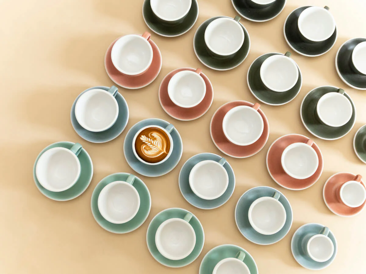 Loveramics | Egg 250ml Cappuccino Cup & Saucer - Mineral Colours - Image 6