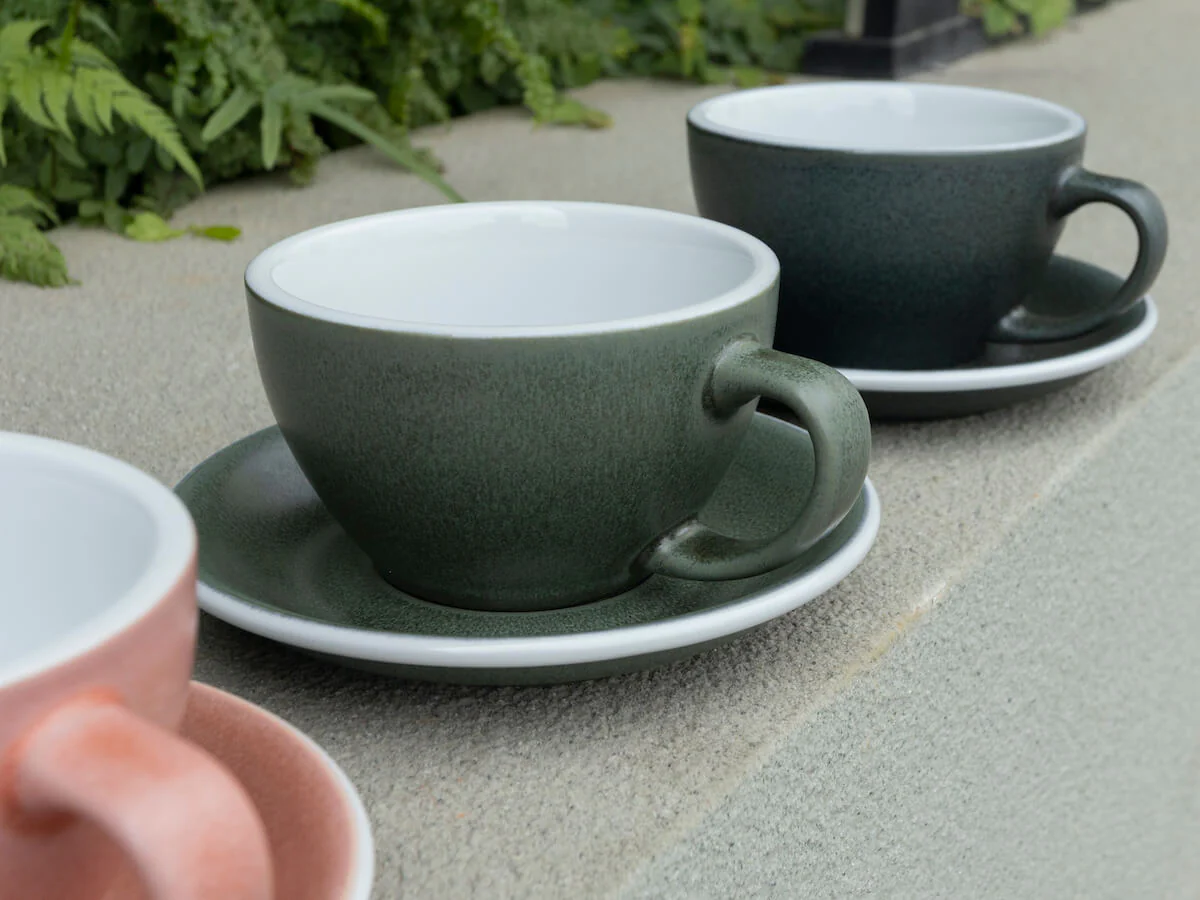 Loveramics | Egg 300ml Latte Cup & Saucer - Mineral Colours - Image 4