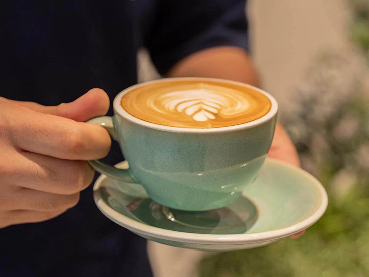 Loveramics | Egg 300ml Latte Cup & Saucer - Potters Colours - Image 3