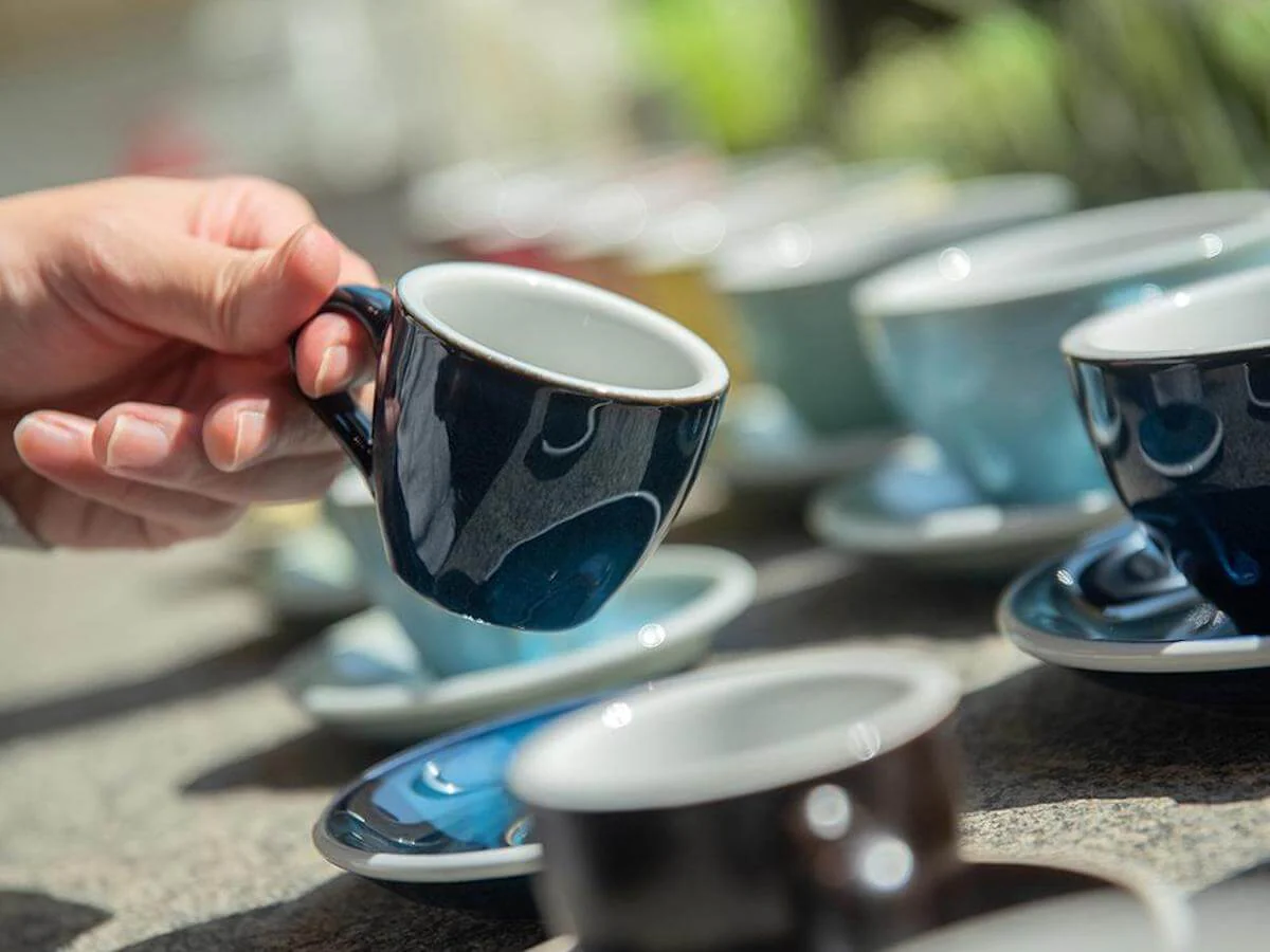 Loveramics | Egg 80ml Espresso Cup & Saucer - Potters Colours - Image 2