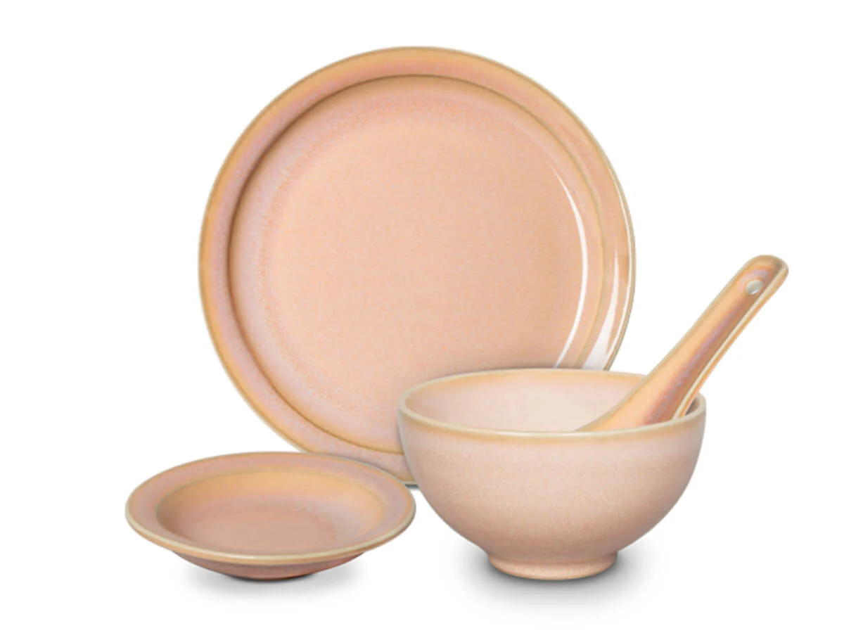 Loveramics | Er-Go! Rose 16pc Bundle for 4 People - Eastern