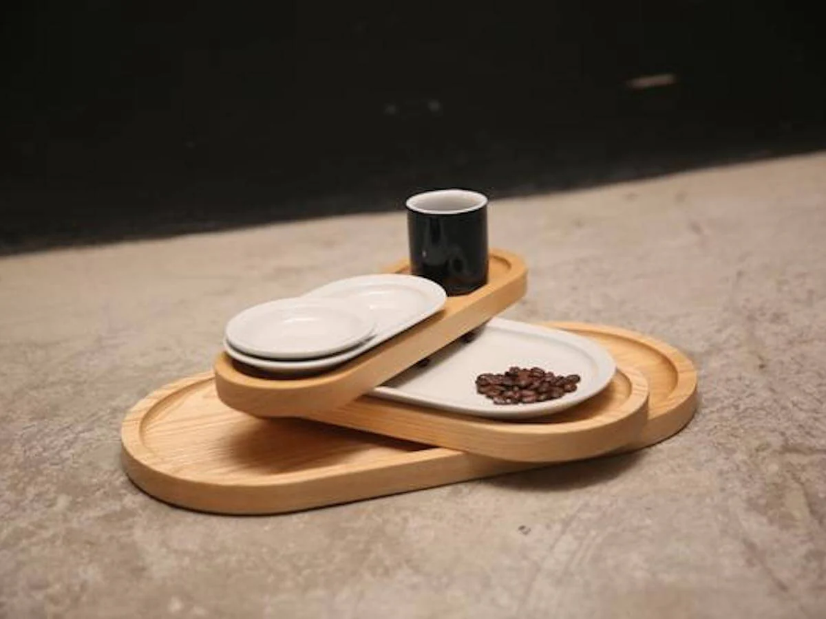 Loveramics | Er-Go! System Solid Ash Wood Platter - Large - Image 3