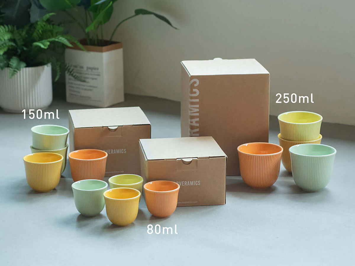 Loveramics | Set of 4 Embossed Tasting Cups - Gleam - Image 5