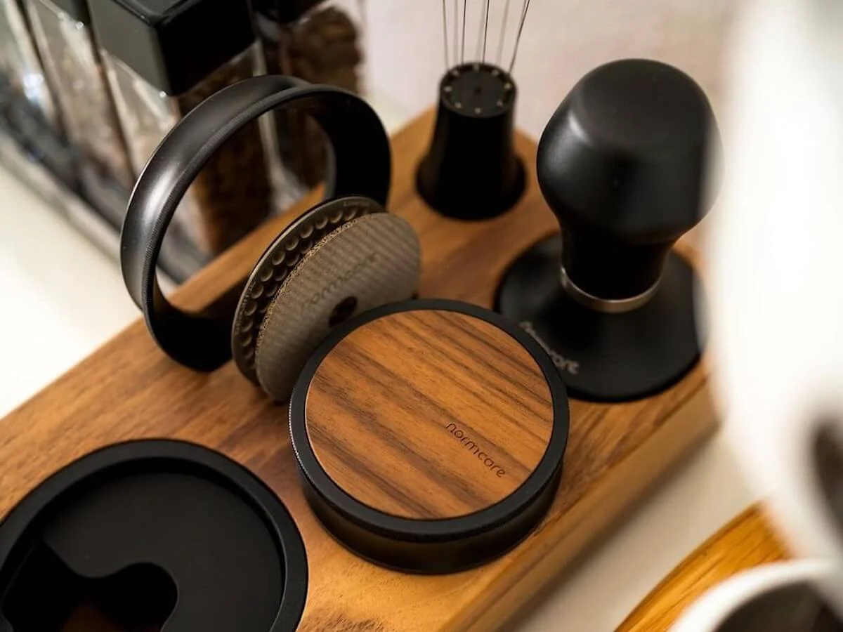 Normcore | Narrow Espresso Tamping Station - Walnut - Image 2